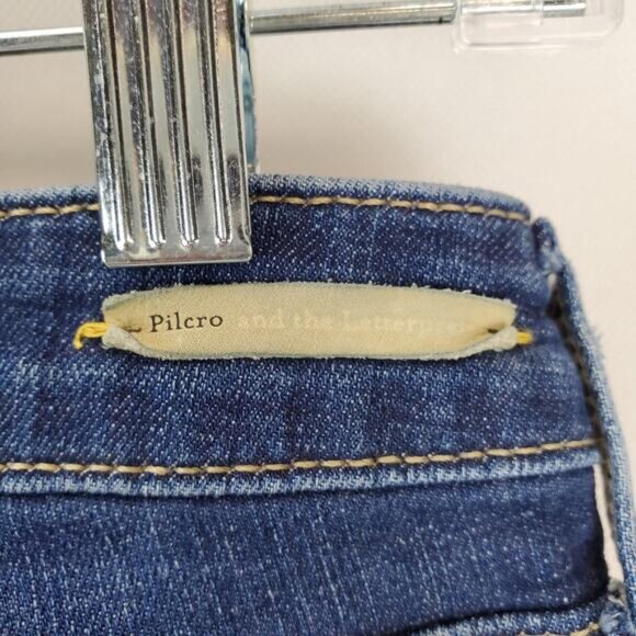 Pilcro and the letterpress Y2K Jeans Size 29 Low Rise Skinny Retro Basic Denim - Picture 7 of 10